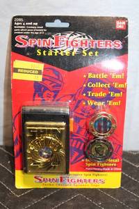 lot A-312 image: Spin Fighters Starter Set with Turbo-Charged Spinner Tops
