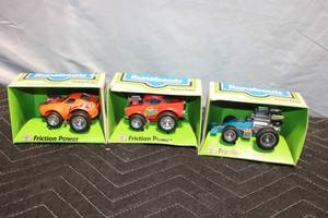 lot A-324 image: Set of 3 Runabouts Friction Power Toy Cars