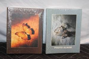 lot 342 image: Set of 2 Sealed Photo Albums with Butterfly Designs
