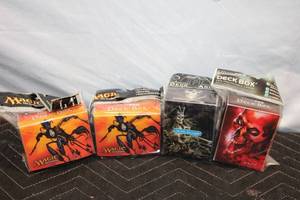 lot 369 image: Set of 4 Ultra-Pro Deck Boxes for Trading Cards