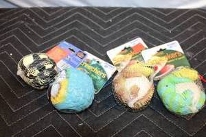 lot 376 image: Set of 5 Squeaker Animal Toys for Pets