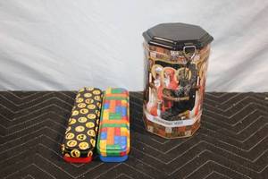 lot 480 image: Set of 3 Decorative Tins with Unique Designs