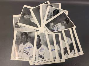 lot 10J image: SoxFest 94 Boston Red Sox Autographed Photos Collection - NO COA