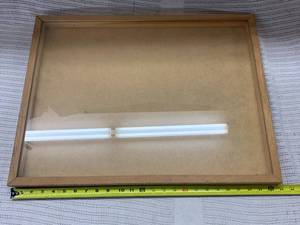 lot 12J image: Display Case with Glass Cover for Collectibles