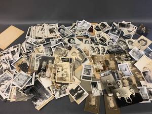 lot 35J image: Vintage Black & White Photo Collection 100 Pieces