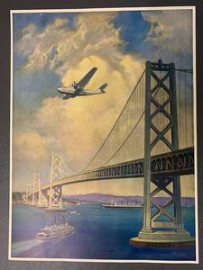 lot 57J image: Vintage Art Print The Spirit of Progress by Heckman