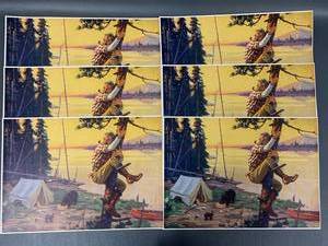 lot 73J image: 6 Trouble Bruin Art Prints by TDM Co.