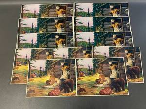 lot 76J image: Vintage Two for Tea Art Print Set Collection