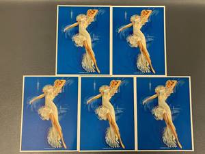 lot 83J image: A Rhapsody in Blue Art Print Set of 5