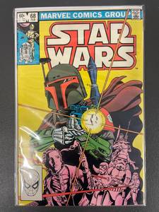 lot 106J image: Marvel Star Wars Comic #68 Boba Fett 1982 Edition