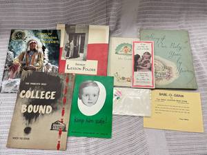 lot 126J image: Vintage Booklets Collection College, Baby Records & More