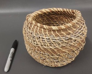 lot 4W image: Handcrafted Woven Basket