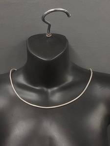 lot 29W image: Sterling Silver Snake Chain Necklace