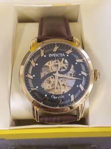 lot 31W image: Invicta Objet dArt Skeleton Watch