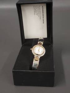 lot 41W image: ECCLISSI Sterling Silver Bangle Watch