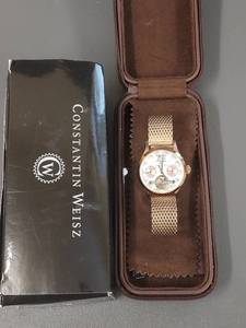 lot 46W image: Constantin Weisz Gold Wristwatch