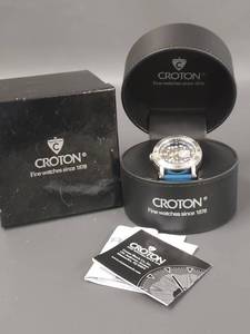 lot 55W image: Croton Automatic Wristwatch Blue