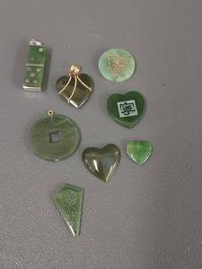 lot 67W image: Jade Pendant, Charm, etc Collection