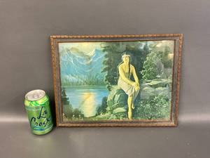 lot 22B image: Framed Vintage Art Print by L. Goddard