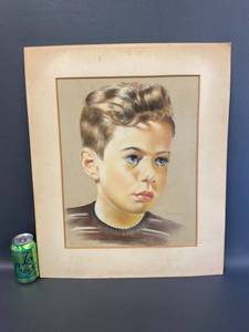 lot 23B image: Vintage 1944 Portrait by Richard L. Dunbar