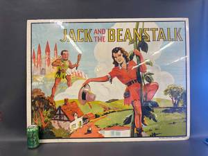 lot 24B image: Huge Vintage Jack and the Beanstalk 30 x 40 Poster