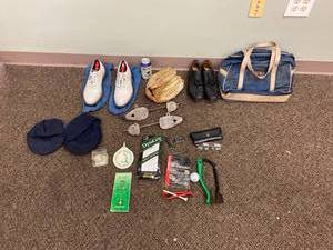 lot 76F image: Callaway Golf Shoes Rawlings Glove Vintage Sports Lot