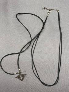 lot 84B image: Sterling Silver Pendant Necklace Unique Design