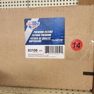 83108 Carquest Premium Air Filter MSRP $167.99