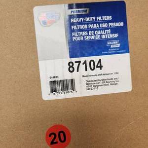 87104 Carquest Premium Air Filter MSRP $86.99