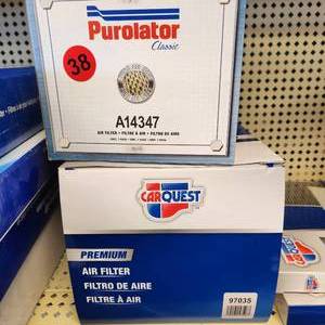 Lot Of Two Carquest Car Filters