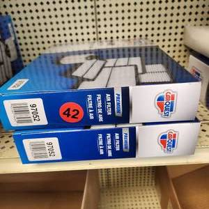 Lot Of Two Carquest Car Air Filters 97052 MRSP $20.99 Each