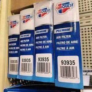 Lot Of Four Car Filters 93935 Carquest Premium Air Filter MSRP $24.79 Each