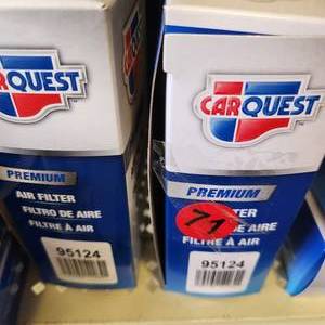 95124 Lot Of Two Carquest Premium Air Filter MSRP $27.49 Each