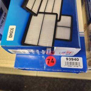 93940 Lot Of Two Carquest Premium Air Filter MSRP $15.29 Each
