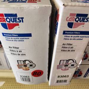 83063 Lot Of Two Carquest Premium Air Filter MSRP $24.79 Each