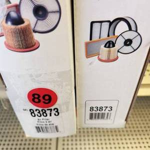 83873 Lot Of Two  Carquest Premium Air Filter MSRP $33.99 Each