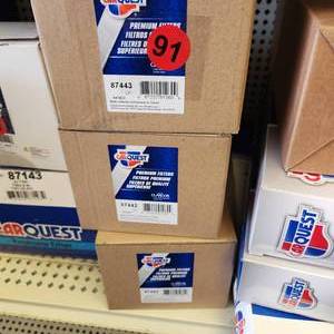 Lot of 3 87443 Carquest Premium Air Filters MSRP $51.99 Each