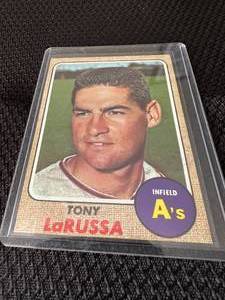 lot 4 image: Tony LaRussa 1968 Topps #571