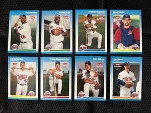 lot 23 image: LOT of (8) Minnesota Twins 2002 Fleer Platinum set