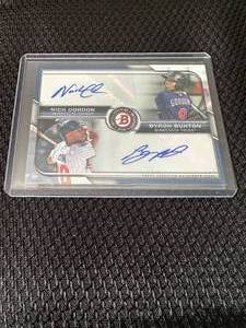 lot 38 image: Gordon  Buxton 2015 Topps Bowman Dual Auto #BDA-GB 9699