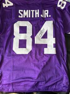 lot 44 image: Irv Smith Jr. Minnesota Vikings #84 Jersey JSA Certification Auto