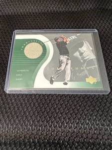 lot 45 image: Tom Lehman 2001 Upper Deck Tour Threads Authentic Golf Shirt card #TT-TL