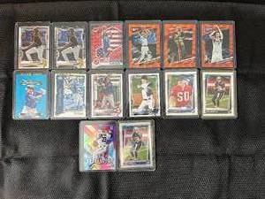 lot 54 image: LOT of (14) assorted player cards, NBA  MLB  NFL, one price