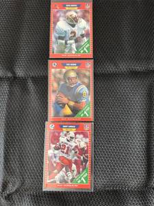 lot 35 image: LOT of (3) Sanders, Aikman, Sanders 1989 NFL Pro Set