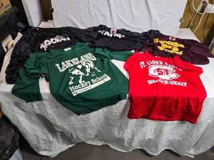 lot 236 image: Set of 5 Hockey Practice  Jerseys - Various Teams and Sizes