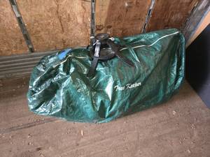 lot 32 image: Artificial Christmas Tree with Stand and Storage Bag - Large and Heavy