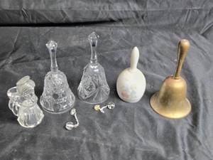 lot 108 image: Decorative Bells with Crystal Designs