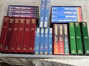 lot 142 image: Collection of History Documentary VHS Tapes, Vietnam The Ten Thousand Day War, World War II with Walter Cronkite and More