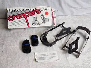 lot 188 image: Creepers Model No. 237 Ice Boots with Spikes, Sharp - New