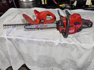 lot 201 image: Efco Chainsaw and Black & Decker Hedge Trimmer